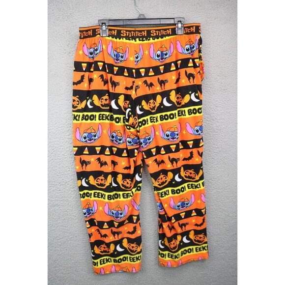 Disney Stitch Halloween Pajama Pants-Size XL-Halloween-Lilo & Stitch-Pockets - Picture 4 of 7